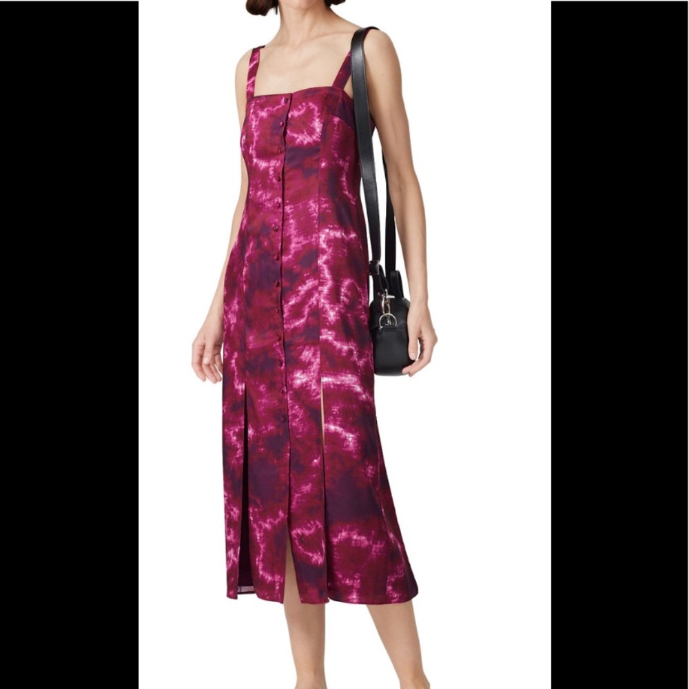 Cinq a Sept Tie Dye Alexa Midi Dress 6